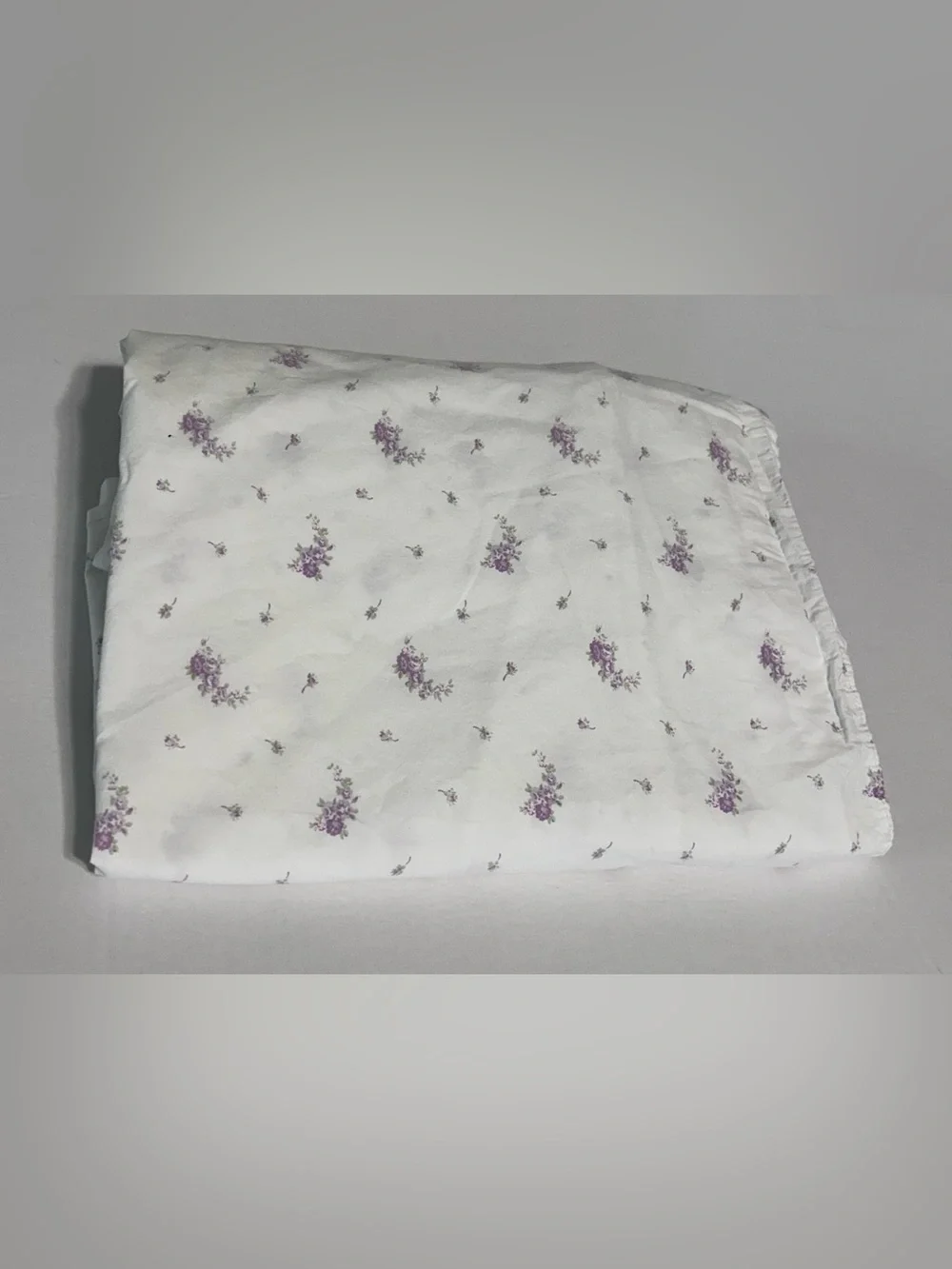 Simply Shabby Chic Queen Flat Sheet lavender white floral